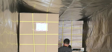 Penutup Pallet Terisolasi Perak, Pengiriman Liner Kontainer Isolasi Termal