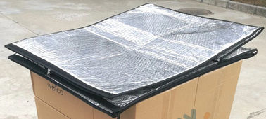 Penutup Pallet Terisolasi Perak, Pengiriman Liner Kontainer Isolasi Termal