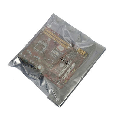 VGA Card Flat Heat Seal 0.075mm ESD Moisture Barrier Bag dengan pencetakan logo